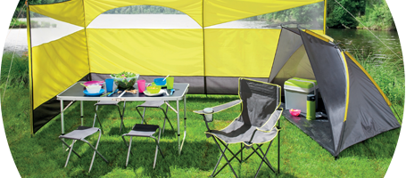 Table-de-camping foret